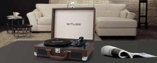 Gramofon MUSE M-BTR100, hnědý na Arena.pl