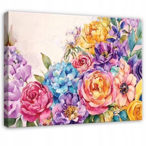 Obraz Na Płótnie Do Sypialni Salonu Kwiaty 120x80 na Arena.pl