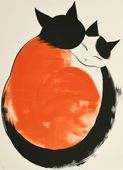 Plakat 13x18cm Yin i Yang Kotów