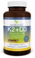 Medverita K2 + D3 2000 IU 120 kapsułek