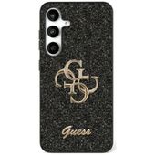 Etui Guess Fixed Glitter Big 4G Metal Logo do Samsung Galaxy S25 Plus czarn