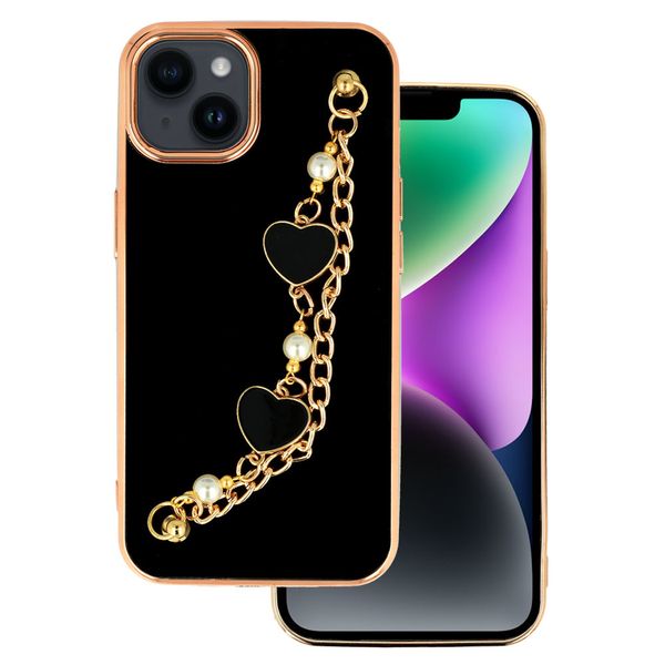 Trend Case do Iphone 14 Plus wzór 3 czarny zdjęcie 1