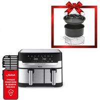 Frytkownica beztłuszczowa Tefal DualEasy Grill EY905D 8.3l dwukomorowa