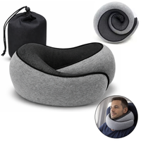 Poduszka ortopedyczna podróżna U PDS25 szara