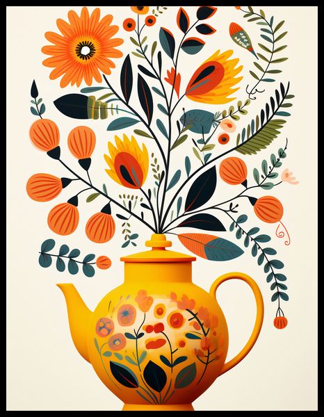 Plakat 50x65cm Bujna Herbata zdjęcie 2