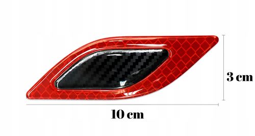 6 NAKLEJKI NALEPKI FOLIA OCHRONNA ŻYWICZNA 3D ODBLASKOWA DO SAMOCHODU na Arena.pl