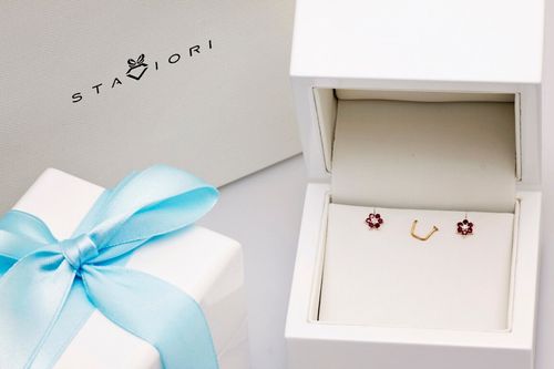 Złote kolczyki KZD0946 - Diament na Arena.pl