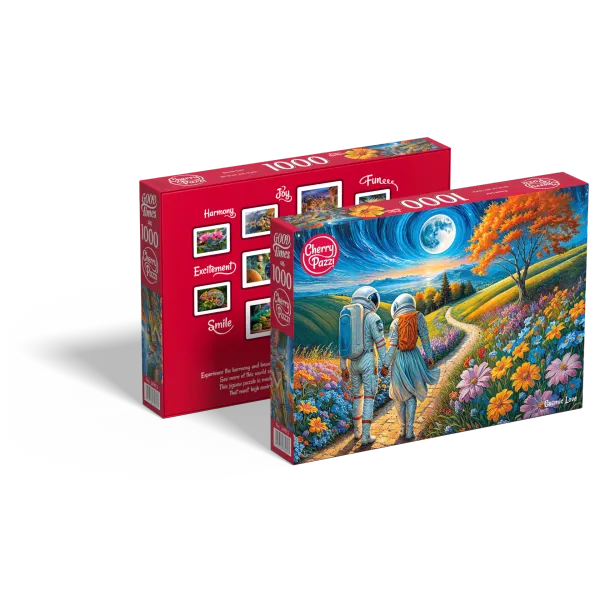 Puzzle 1000 elementów. Kosmiczna miłość 30813 zdjęcie 2