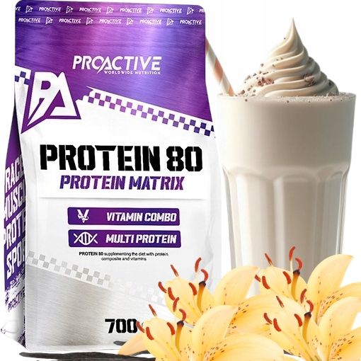ProActive Protein 80 Białko 700g VANILLA CREAM zdjęcie 1