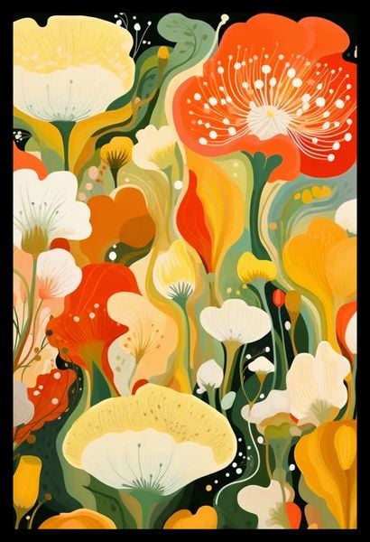 Plakat 30x45cm Kwiatowy Raj zdjęcie 2