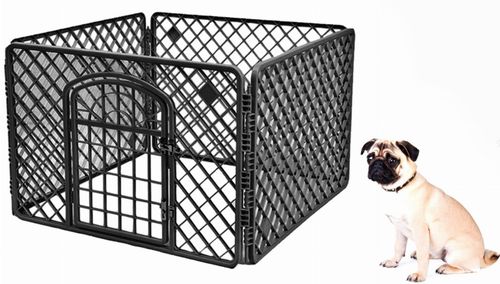 Zagroda dla Psa 90x90x60cm Czarna na Arena.pl