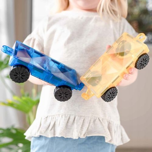 Connetix Klocki magnetyczne Rainbow Car Pack 2 Connetix autka pociągi na Arena.pl
