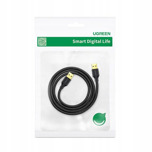 Kabel USB 3.0 A-A UGREEN US128 2m (czarny) na Arena.pl