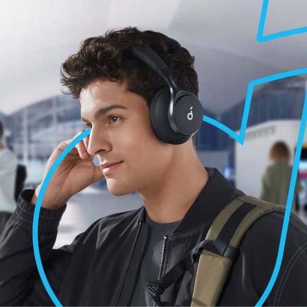 Słuchawki bezprzewodowe Soundcore Space One Czarne ANC LDAC Hi-Res zdjęcie 16