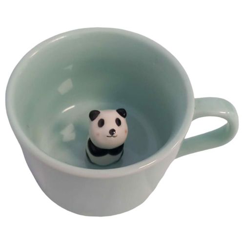 Kubek ceramiczny 3D Panda 350ml zielony na Arena.pl