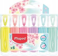 zakreślacz fluo peps pastel mix kol 6szt  742558