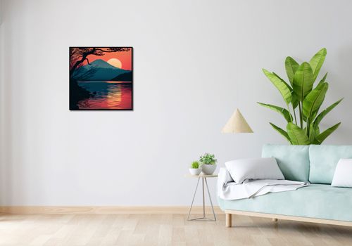 Plakat 60x60cm Góra Wieczorem na Arena.pl