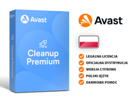 Avast CleanUp Premium • 1 urządzenie • 1 rok • PC