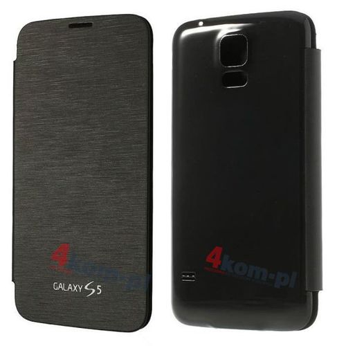 Etui flip cover do Samsung Galaxy S5 Czarne na Arena.pl