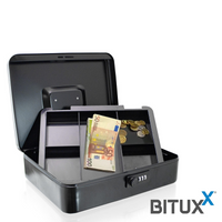 12730 Kasetka na pieniądze banktony Klucze zamykana 30cm na szyfr