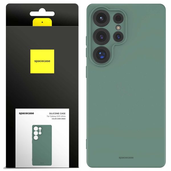 Spacecase Silicone Case 3.0 Galaxy S25 Ultra Dark Green zdjęcie 1