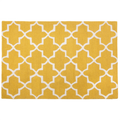 Dywan wełniany 160 x 230 cm żółty SILVAN