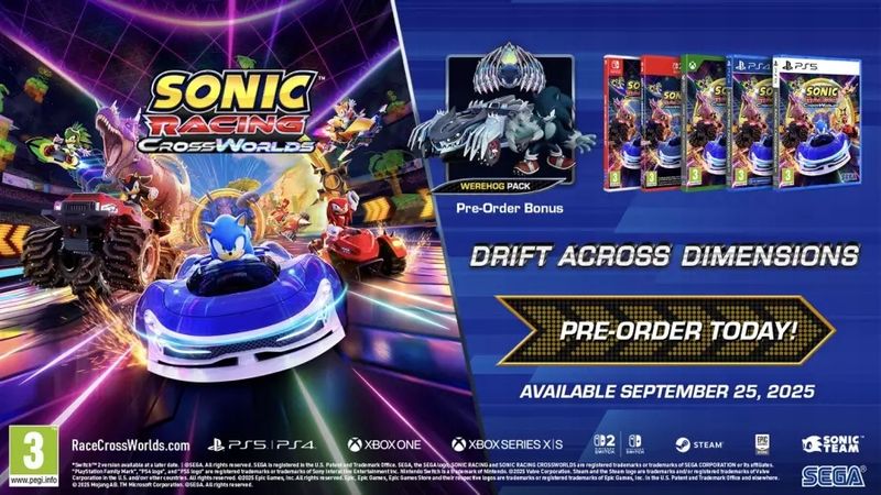 Sonic Racing: CrossWorlds PS4 zdjęcie 2