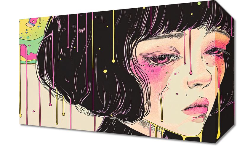 Obraz 30x20cm Strugi Kolorów zdjęcie 1