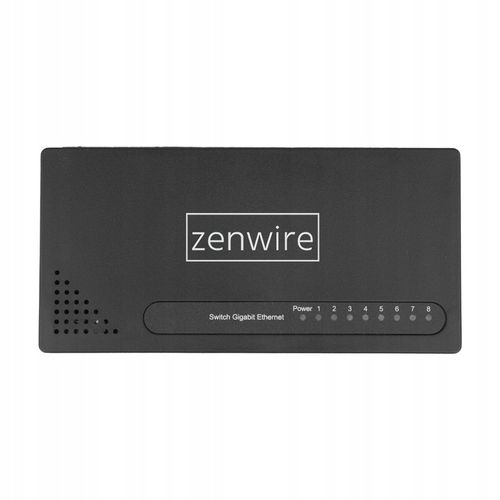 Switch Rozdzielacz LAN 8 Portów Gigabit Ethernet RJ45 1000 MB do Internetu na Arena.pl