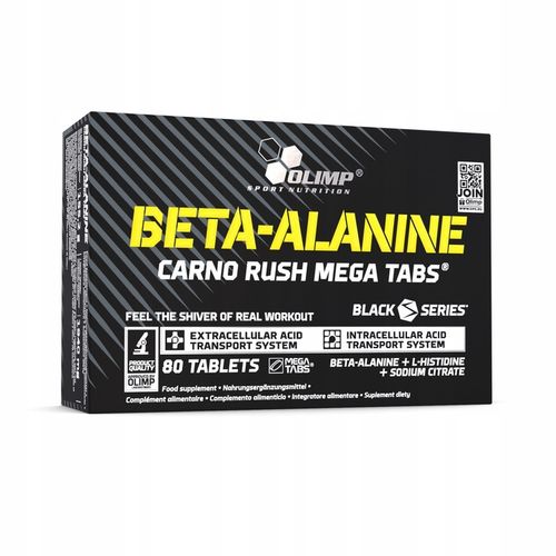 OLIMP BETA-ALANINE CARNO RUSH 2x80tab WYTRZYMAŁOŚĆ na Arena.pl