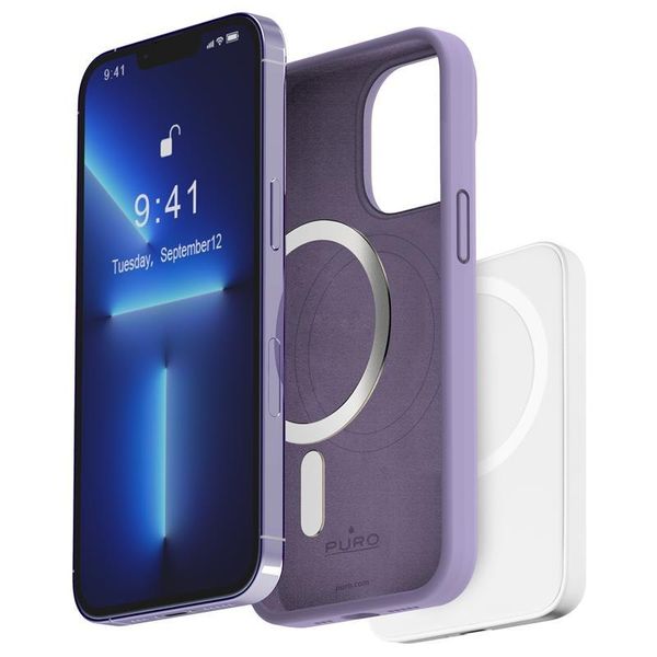 PURO ICON MAG - Etui iPhone 14 Pro MagSafe (Tech Lavender) zdjęcie 1