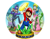 Opłatek na tort Mario Bros