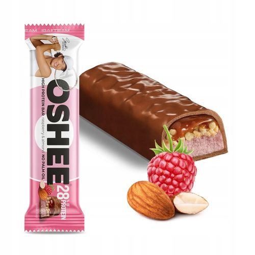 12x OSHEE & IGA Team Baton proteinowy malina - migdał 47 g na Arena.pl