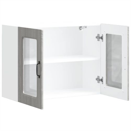 Szafka ścienna kuchenna ze drzwiami, Kalmar, szary dąb sonoma na Arena.pl