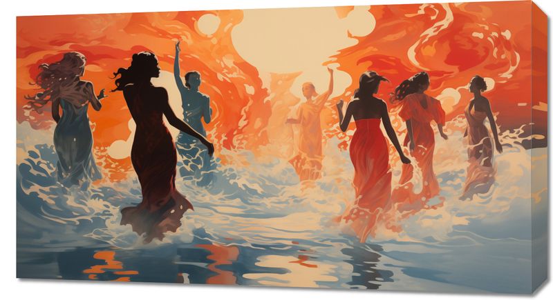 Obraz 90x50cm Taneczny Żar zdjęcie 1