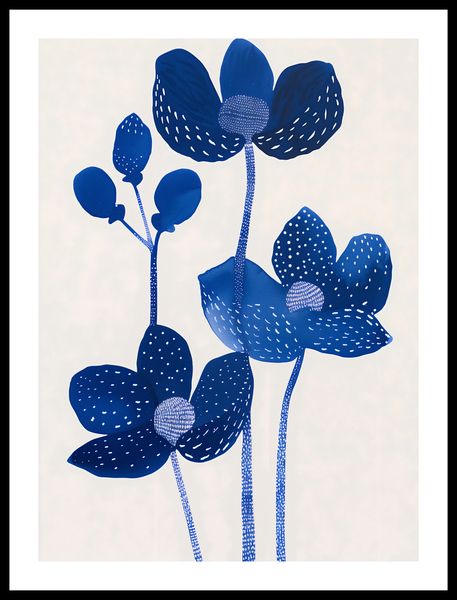 Plakat 40x55cm Nocne Kwiaty zdjęcie 3
