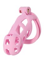 penis prison cock cage long pink