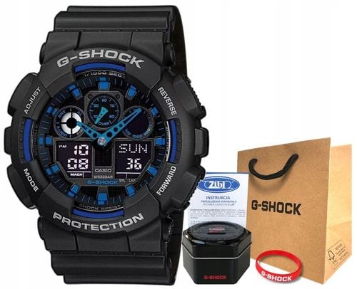 Zegarek Casio G-SHOCK GA-100-1A2ER 20BAR hologram na Arena.pl