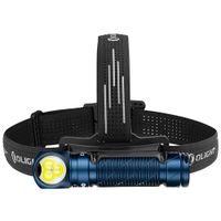 Latarka czołowa i kątowa Olight Perun 3 Midnight Blue z opaską 3000 lumenów
