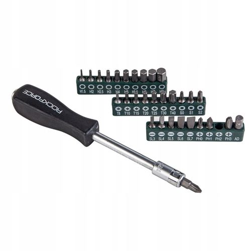 ROCKFORCE ZESTAW KLUCZY 1/4" 62 ELEMENTY na Arena.pl