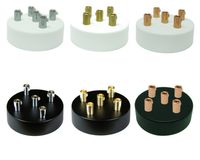 Podsufitka Sufitowa fi 100mm BIAŁY CZARNY 5 OTWORÓW