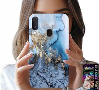 ETUI DO SAMSUNG GALAXY A40 - MARMUREK MARMURKI DAMSKIE WZORY +SZKŁO