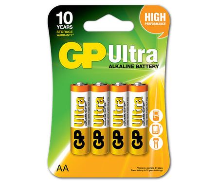 BATERIA ULTRA ALKALINE AA LR6 1.5V 4 SZTUKI - GP15AU-U4 zdjęcie 1