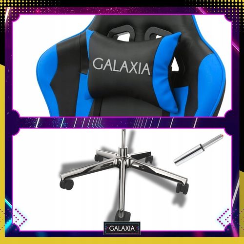 FOTEL GAMINGOWY BIUROWY Obrotowy Kubełkowy Krzesło Gamingowe Z Podnóżkiem na Arena.pl