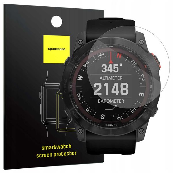 Spacecase SW Glass 2.5D Garmin Fenix 8 51mm zdjęcie 1