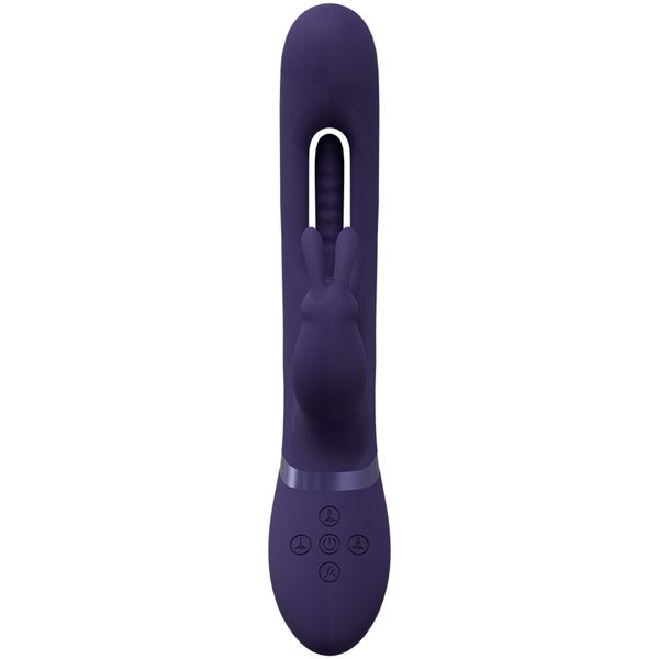 Mika - Triple Rabbit With G-Spot Flapping - Purple zdjęcie 5