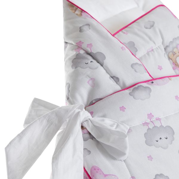 ROŻEK DLA NIEMOWLĄT 75x75 cm HOBBYKIDS ŚPIĄCY MIŚ zdjęcie 7