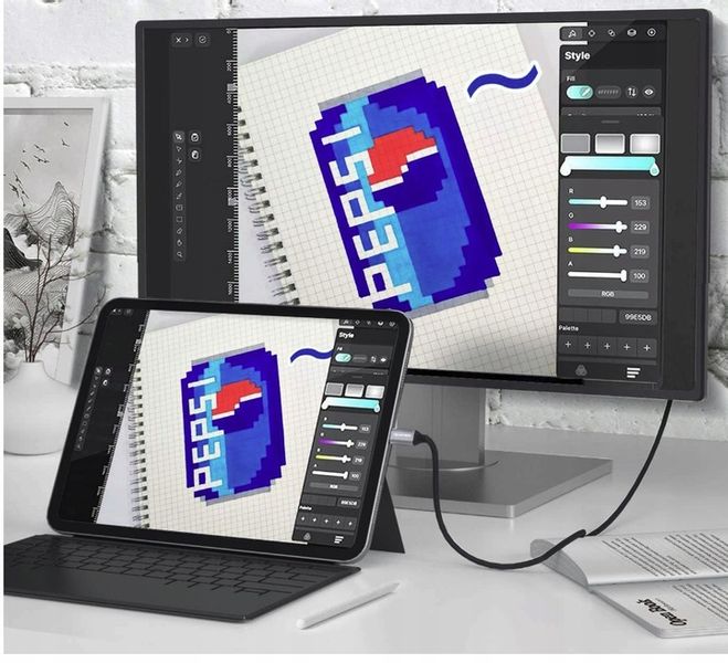 Przejściówka USB-C HDMI 4K 60Hz Thunderbolt 3 2m zdjęcie 14