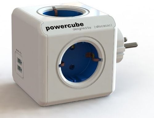 Listwa zasilająca kostka allocacoc PowerCube 4 gniazda +2xUSB 2.1A na Arena.pl