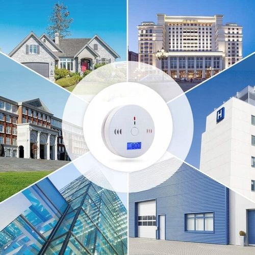 2x CZUJNIK CZADU CO GAZU CERTYFIKOWANY DETEKTOR TLENKU WĘGLA ALARM 85dB LCD na Arena.pl